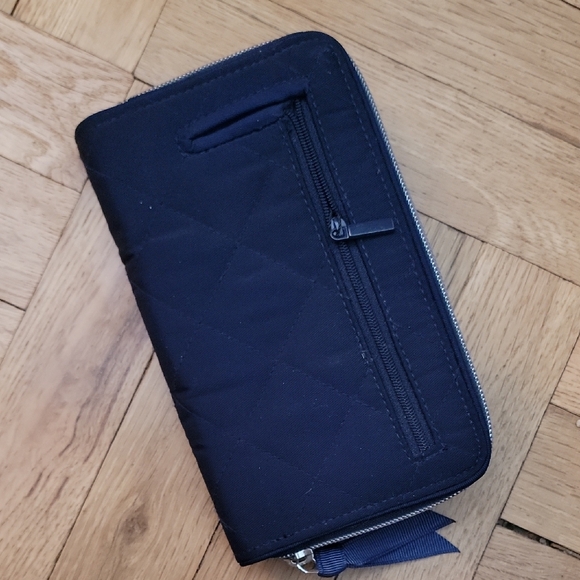 VERA BRADLEY/TURNLOCK WALLET/NAVY - Picture 5 of 11